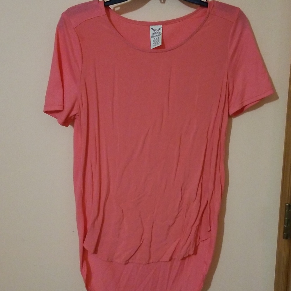 Womens,  Size S, CORAL FADED GLORY TEE